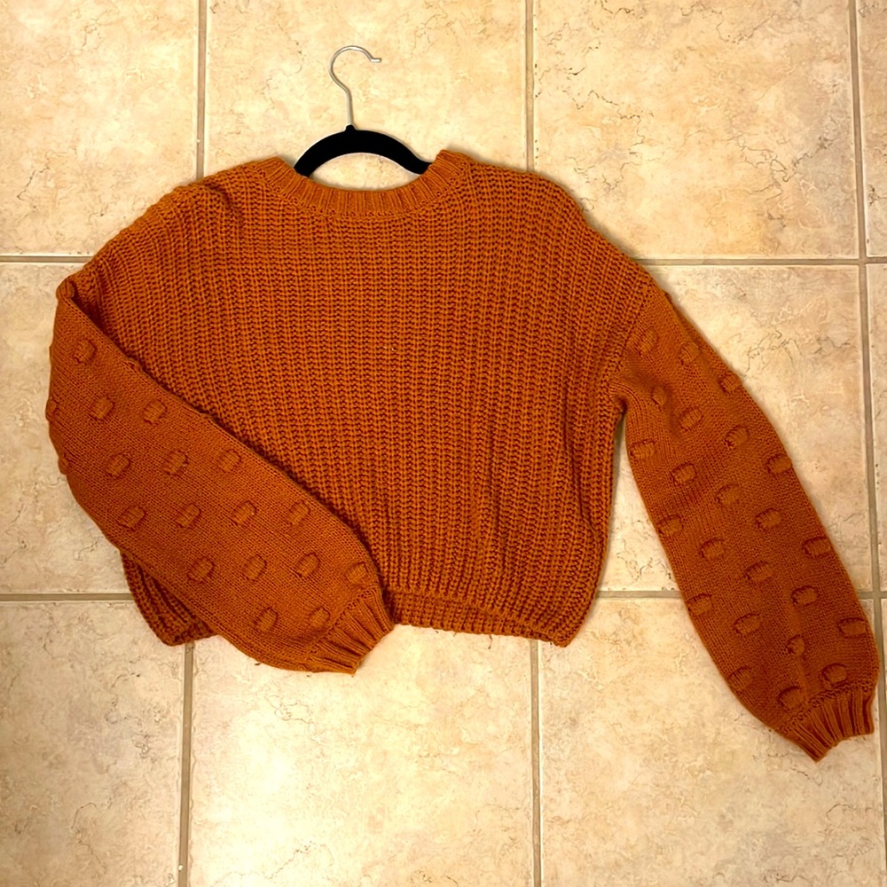 Moon and Madison cropped sweater